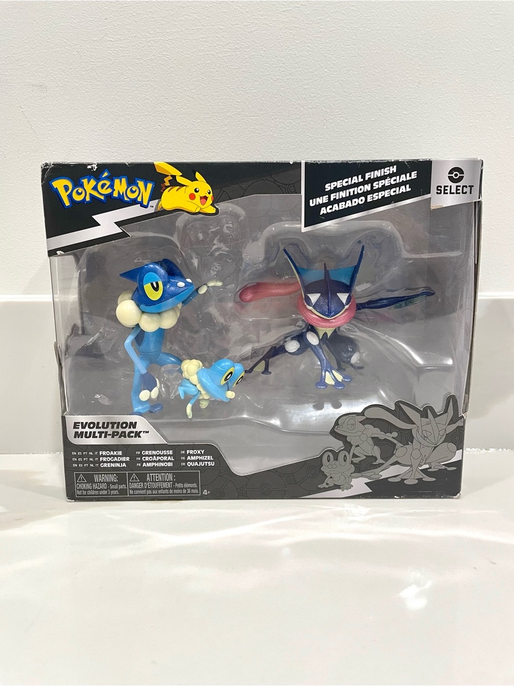 NEW Pokémon Select Evolution Multi-Pack Froakie, Frogadier & Greninja Figures
